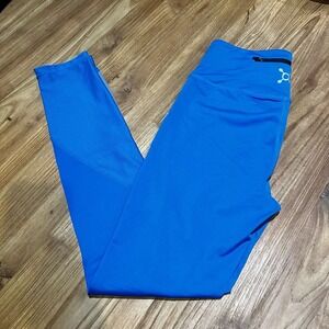 Orange Theory Branded Women’s‎ Blue Grey Leggings Athletic Gym Workout Pants